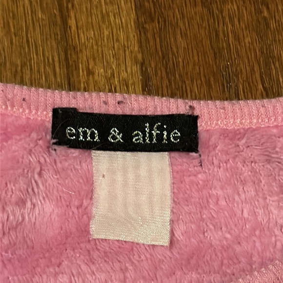 Em & Alfie pink penguin pajama long sleeve - Picture 2 of 6